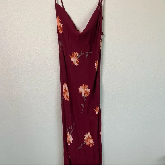 Reformation Auburn floral Santiago Maxi Slip Slit Dress - Picture 2 of 12